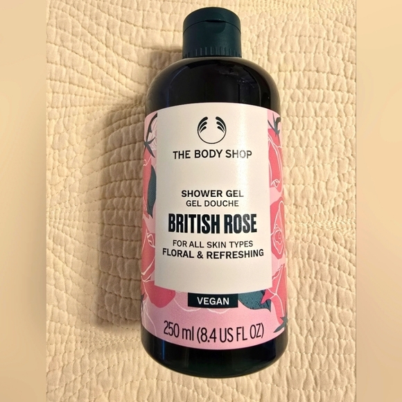 NEW The Body Shop British Rose Shower Gel 250 ml - Picture 1 of 2